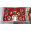Image 2 : 3 COIN SETS - GREAT BRITAIN 1953 ELIZABETH II CORONATION, 90TH BIRTHDAY THE QUEEN MOTHER, AND IRELAN