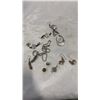 Image 2 : LOT OF 925 STERLING EARRINGS AND OTHERS