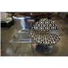 Image 1 : ACRYLIC GHOST CHAIR AND ABSTRACT CHAIR