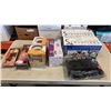 Image 1 : LOT OF LIGHTING, SPEAKERS, GOLF HEAD COVERS AND KNEE SUPPORTS