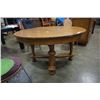 Image 1 : VINTAGE DINING TABLE WITH LEAF