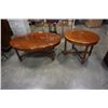 Image 1 : OVAL COFFEE TABLE AND ENDTABLE