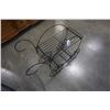 Image 2 : DECORATIVE METAL 2 TIER WIRE STAND - 10 INCHES TALL