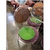 Image 2 : METAL GLASSTOP TABLE W/ 3 CHAIRS