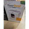 Image 2 : AS NEW FELLOWS POWER SHRED 6M PAPER SHREDDER