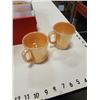 Image 3 : 4 ANCHOR FIRE KING CARNIVAL GLASS MUGS, CREAM AND SUGAR