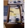 Image 2 : CASE OF NEW OFFICE SUPPLY KITS - STICKY NOTES, NOTEPADS, PENS, PAPER CLIPS