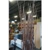 Image 2 : GLASS VASE WITH DECORATIVE STICKS