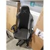 Image 1 : AS NEW PREASSMBLED XROCKER GREY AND BLACK GAMING CHAIR