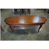 Image 2 : 3 PIECE SEBASTIAN DE LORENZIS CHERRY WOOD COFFEE AND ENDTABLE SET