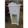 Image 1 : WHITE GLASS DOOR STAND 39 INCHES TALL