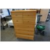 Image 1 : PINE 8 DRAWER DESK