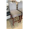 Image 2 : 2 AS NEW BRASSEX GREY BARSTOOLS