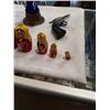 Image 8 : UNIQUE CANDLE HOLDER WITH NESTING DOLLS AND TOY SIX SHOOTER