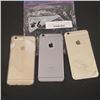 Image 1 : 3 APPLE IPHONES 6 S AND 6PLUS PHONES PARTS ONLY, NOT GUARANTEED TO WORK