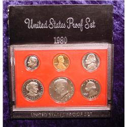 1980 S U.S. Proof Set. Nice Frosty Coins