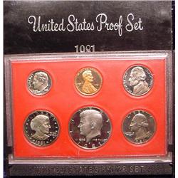 1981 S U.S. Proof Set. Nice Frosty Coins