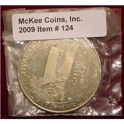 1974 Cedar Bridge Madison County Medal