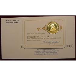 1970 Franklin Mint 24K Gold-plated Sterling