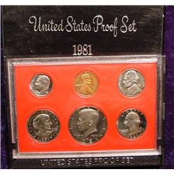 1981 S U.S. Proof Set. Original as issued.