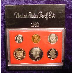 1982 S U.S. Proof Set. Original as issued.