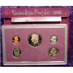 1985 S U.S. Proof Set. Original as issued.