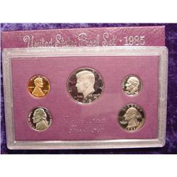1985 S U.S. Proof Set. Original as issued.