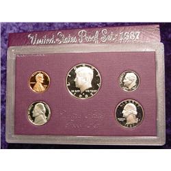 1987 S U.S. Proof Set. Original as issued.