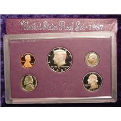 1987 S U.S. Proof Set. Original as issued.