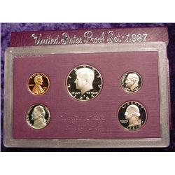 1987 S U.S. Proof Set. Original as issued.