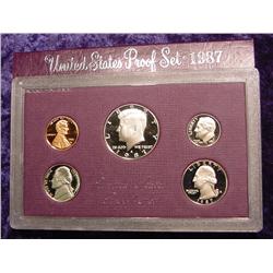 1987 S U.S. Proof Set. Original as issued.