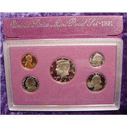 1991 S U.S. Proof Set. Original as issued.