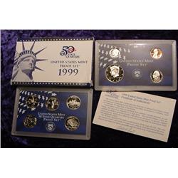 1999 S U.S. Proof Set. Original as issued.