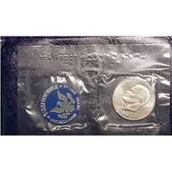 1971 S Eisenhower Silver BU Dollar.