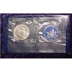 1971 S Eisenhower Silver BU Dollar.