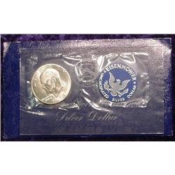 1971 S Eisenhower Silver BU Dollar.