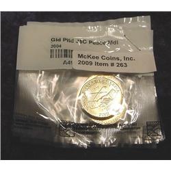 (5) Piece Set 24K Gold-plated Commemor 