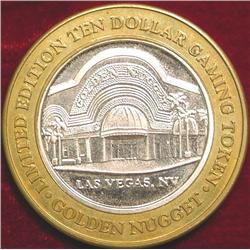 Golden Nugget .999 Fine Silver $10 Gaming