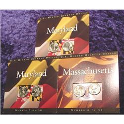 No. 6 & (2) No. 7 U.S. State Quarter Sets