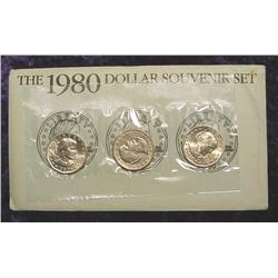 1980 P, D, & S Susan B. Anthony Dollar