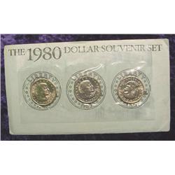 1980 P, D, & S Susan B. Anthony Dollar