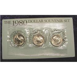 1980 P, D, & S Susan B. Anthony Dollar