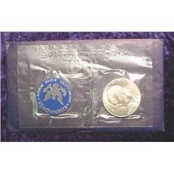 1971 S Eisenhower Silver Dollar. BU.