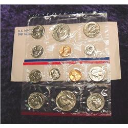 1981 U.S. Mint Set. Original as issued.