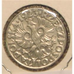 1923 Poland 50 Groszy. AU.