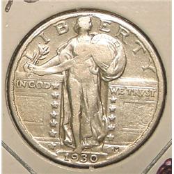 1930 P Standing Liberty Quarter. VF