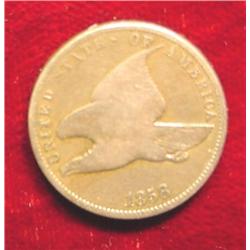 1858 SL Flying Eagle Cent. G-4.