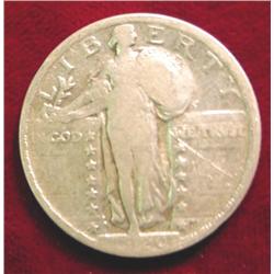 1920 P Standing Liberty Quarter. G-VG