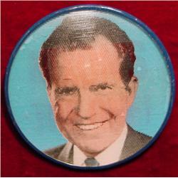 Nixons the One Hologram Pinback