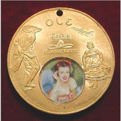 Viva Mexico Ojo Focal Brass Medal with